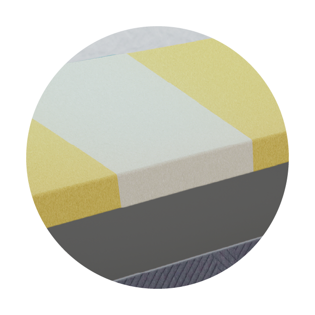 5-Zone Spine Support Foam